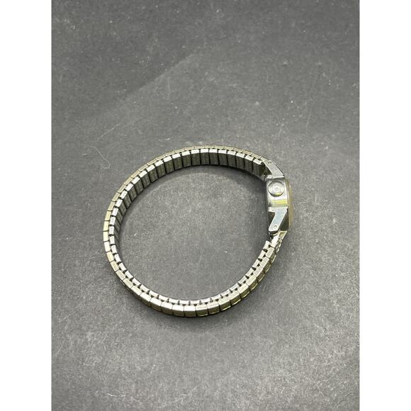 Vintage Omega Cocktail Ladies Watch Mechanical Wind Silver Tone Stretch Band main image 6